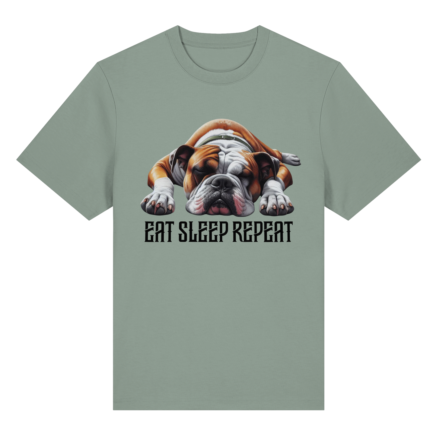 T-Shirt Eat Sleep Repeat Bulldog