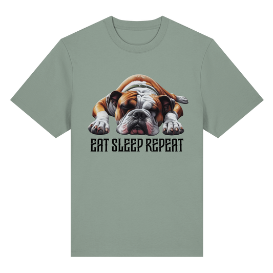 T-Shirt Eat Sleep Repeat Bulldog