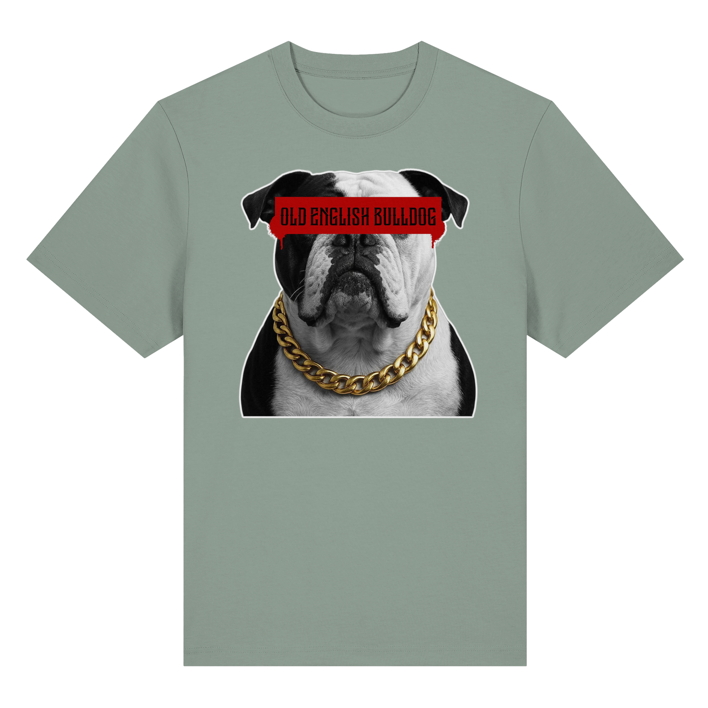 T-Shirt Censored Old English Bulldog