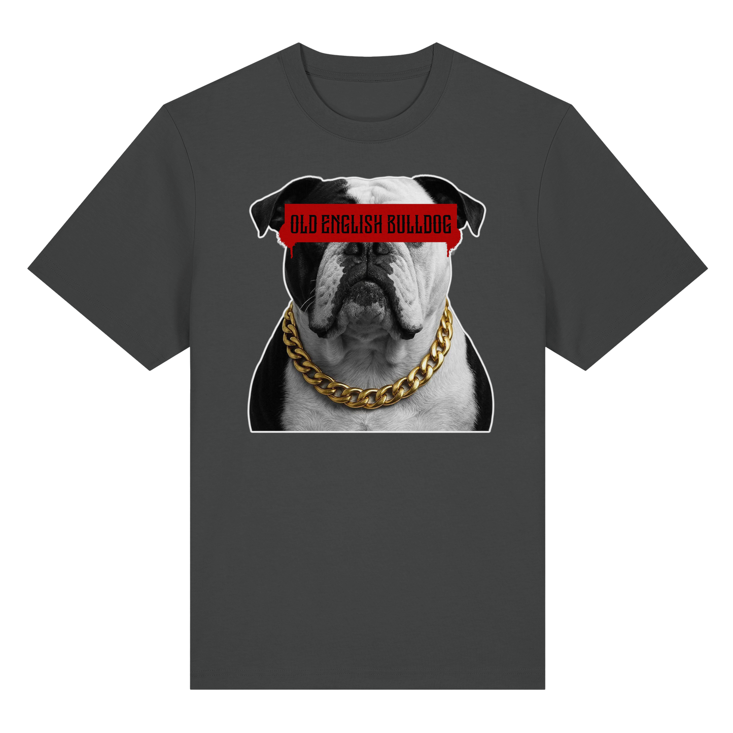 T-Shirt Censored Old English Bulldog