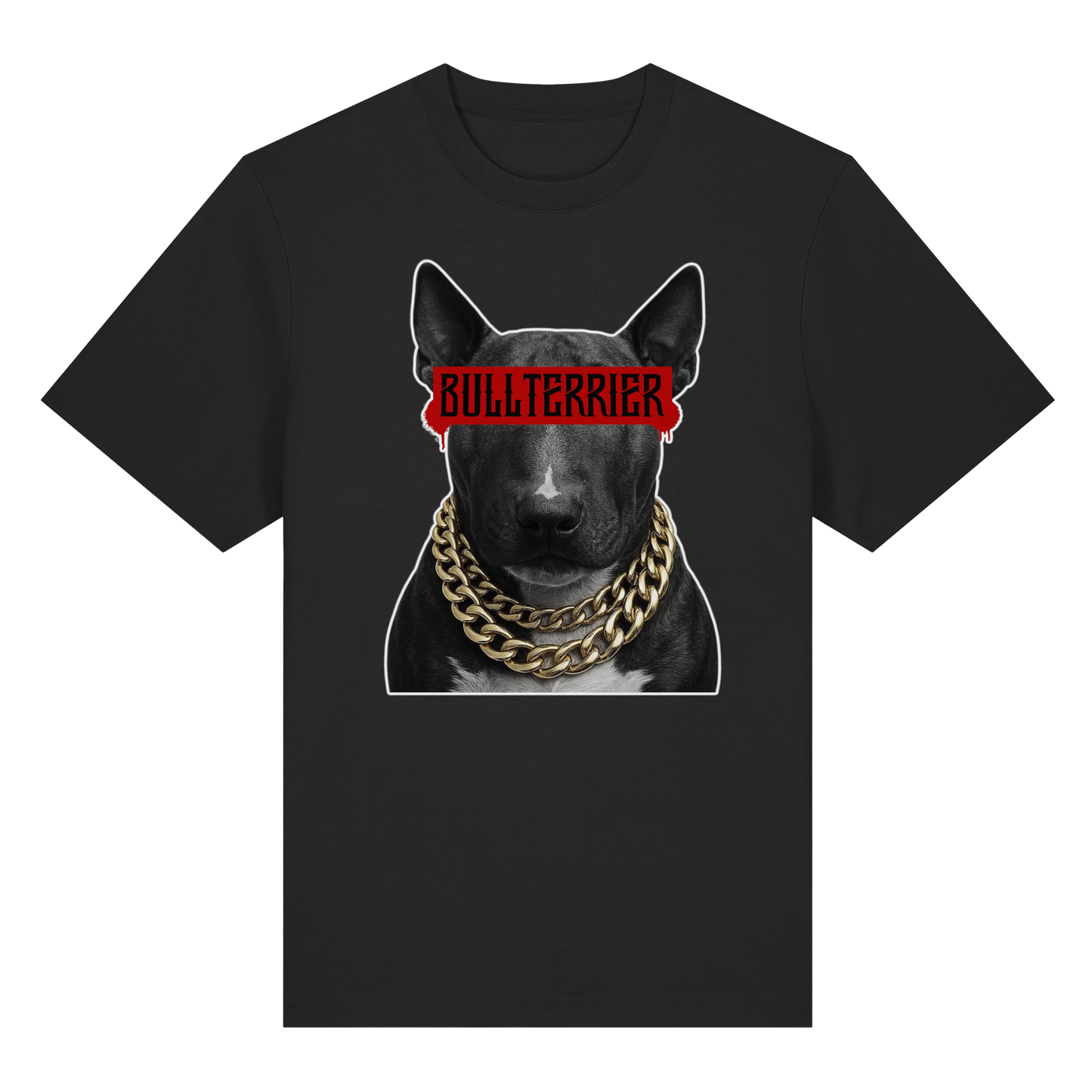 T-Shirt Censored Bullterrier