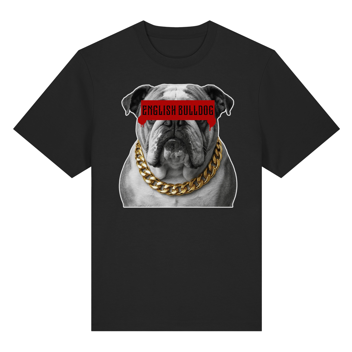 T-Shirt Censored English Bulldog