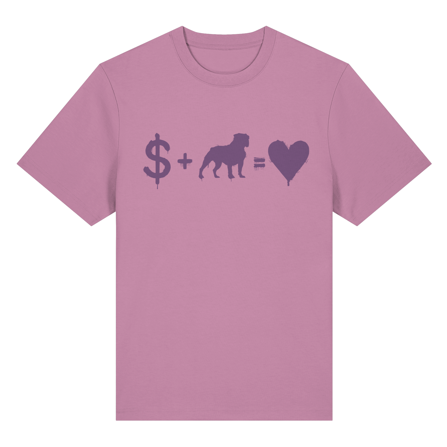 T-Shirt $ + Old English Bulldog = Love