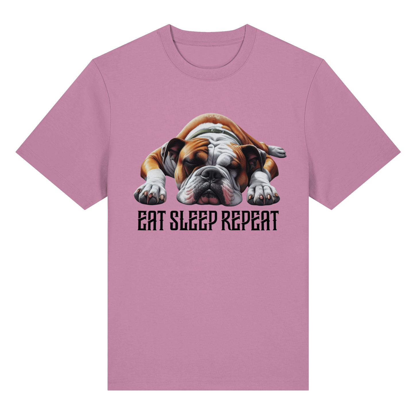 T-Shirt Eat Sleep Repeat Bulldog