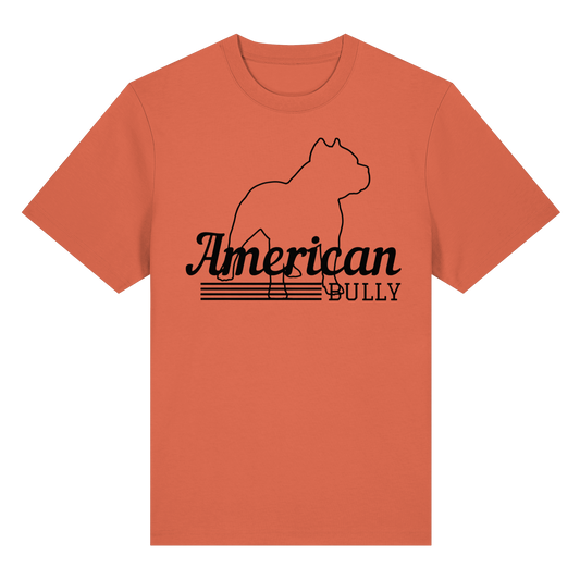 T-Shirt American Bully Silhouette  - Organic Heavy T-Shirt - BULLSPORT