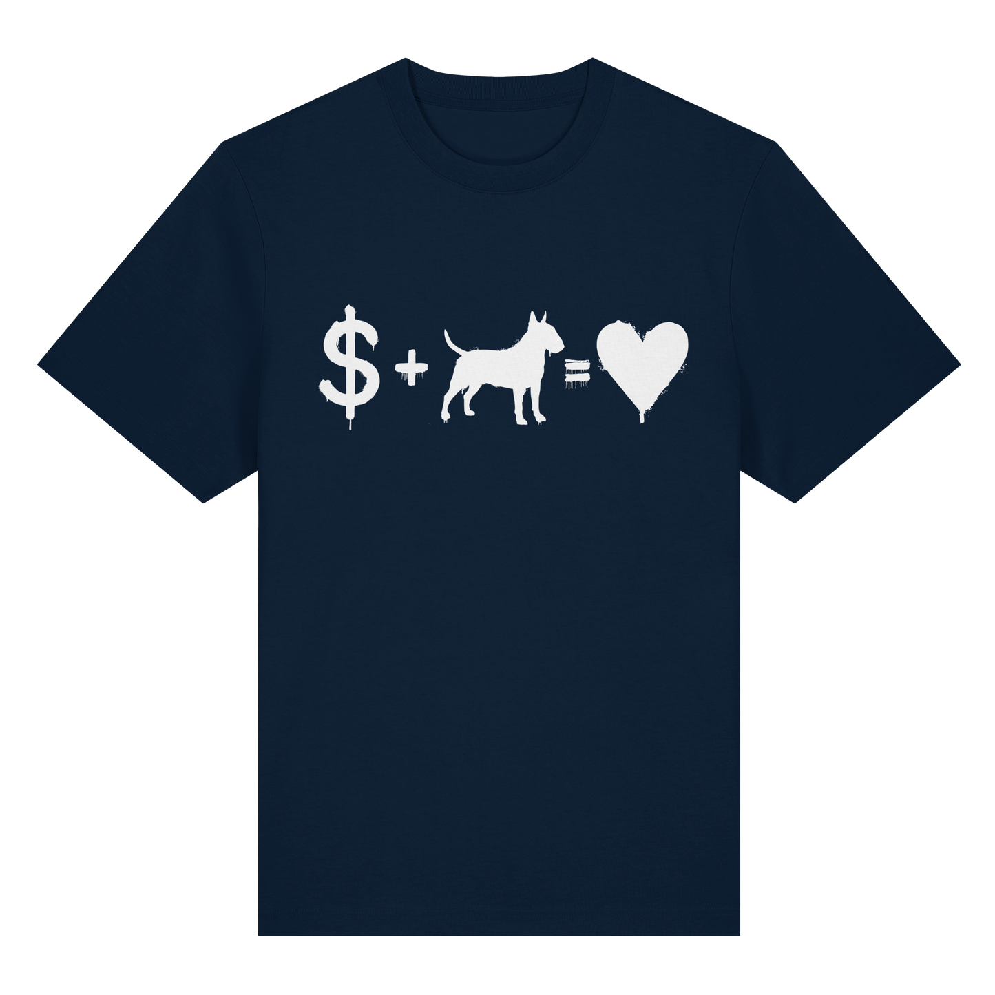 T-Shirt $ + Bullterrier = Love