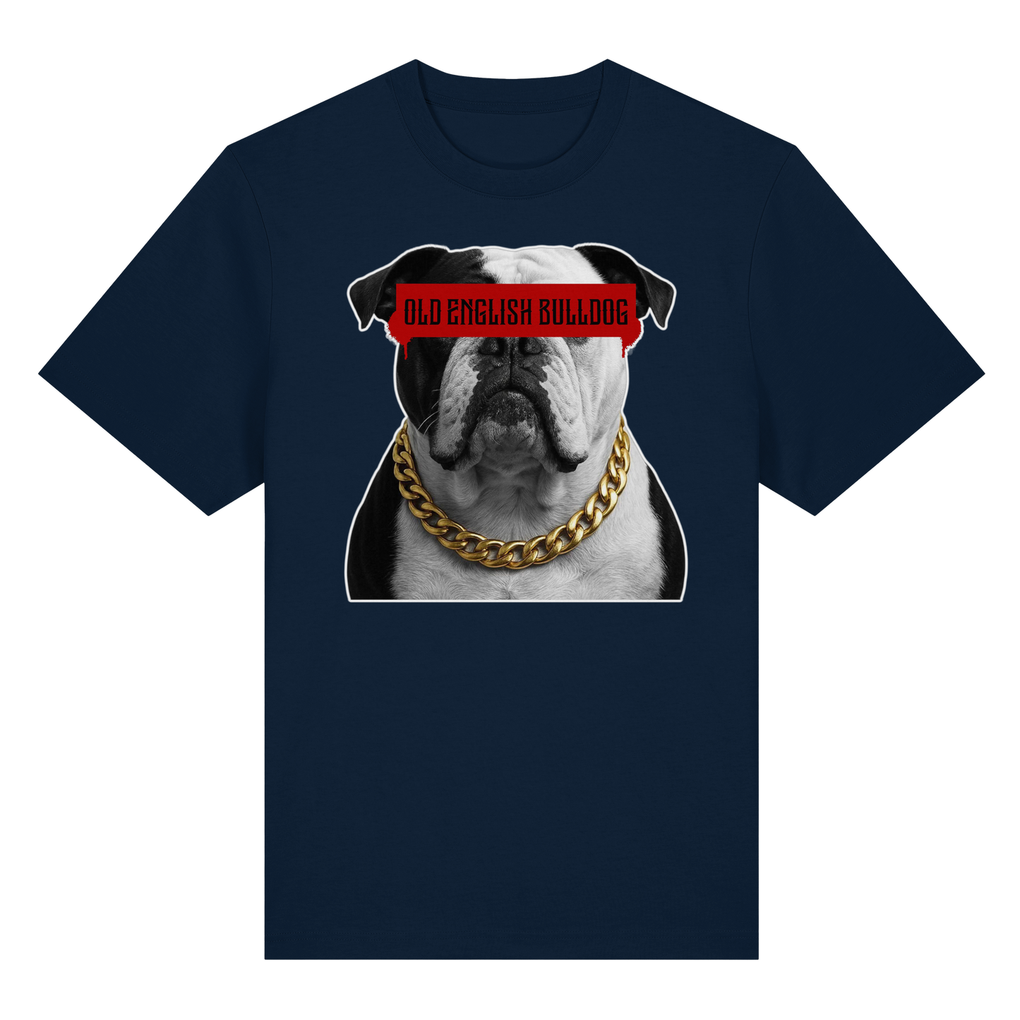 T-Shirt Censored Old English Bulldog