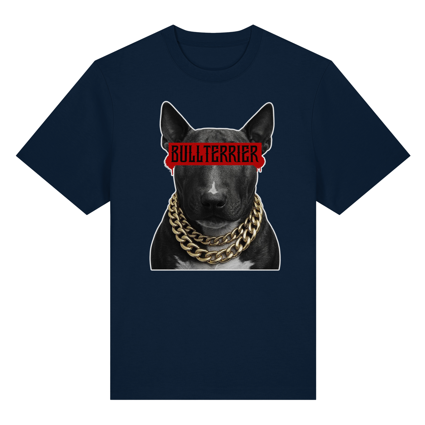 T-Shirt Censored Bullterrier