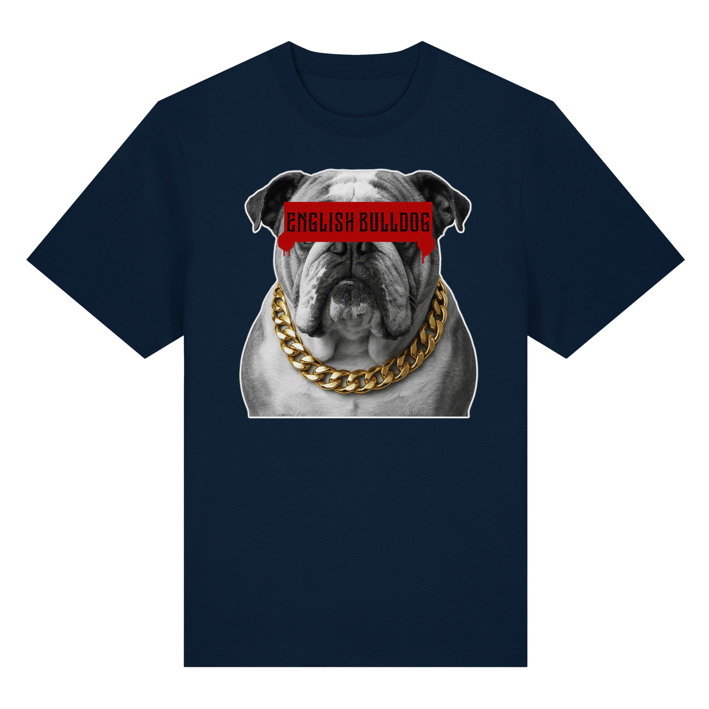 T-Shirt Censored English Bulldog