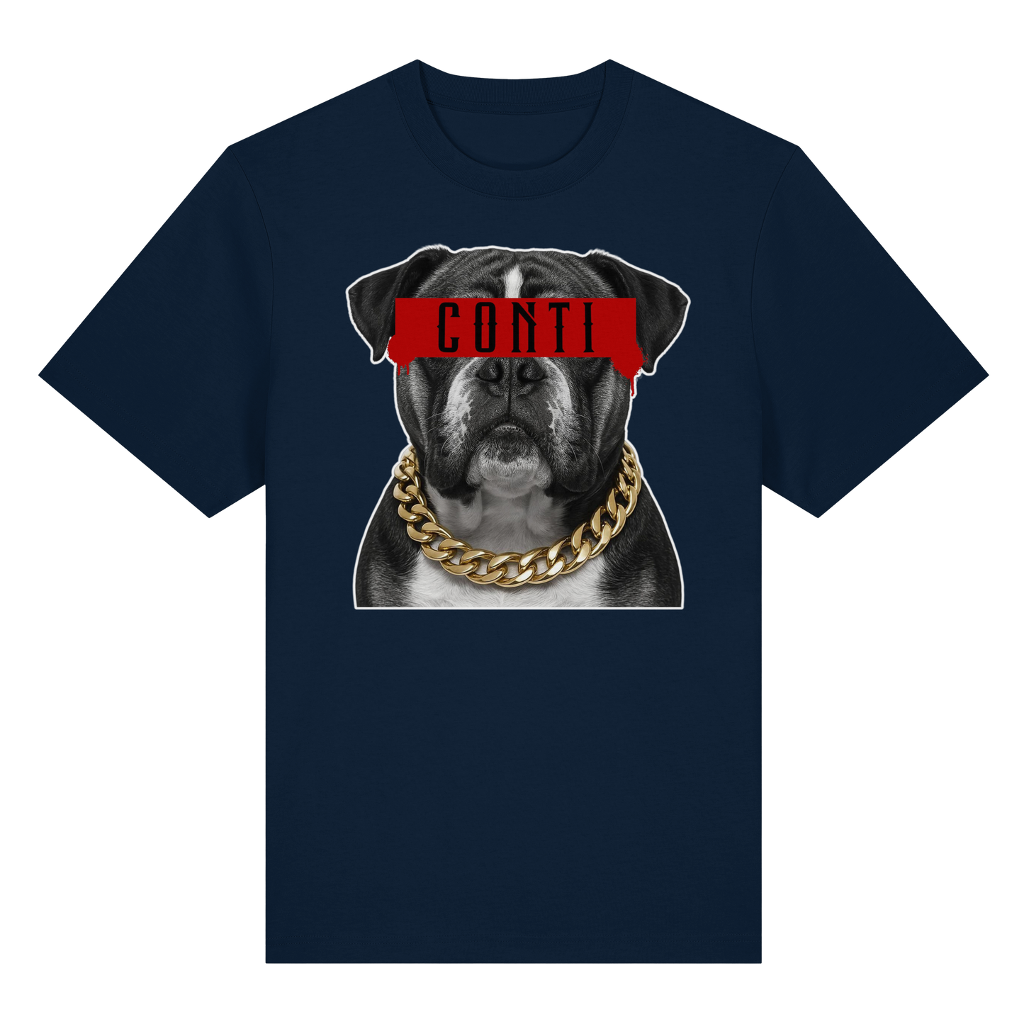 T-Shirt Censored Continental Bulldog