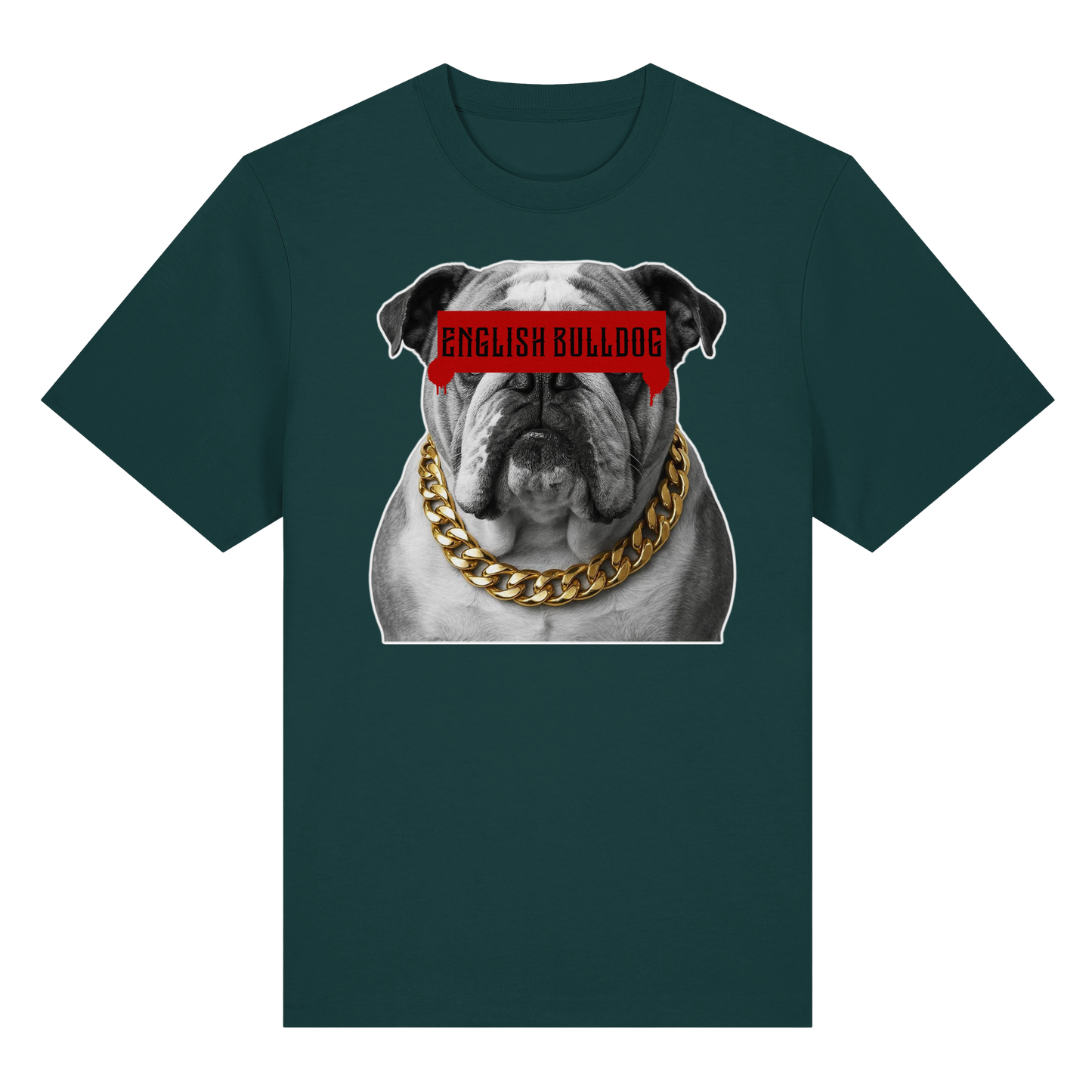 T-Shirt Censored English Bulldog