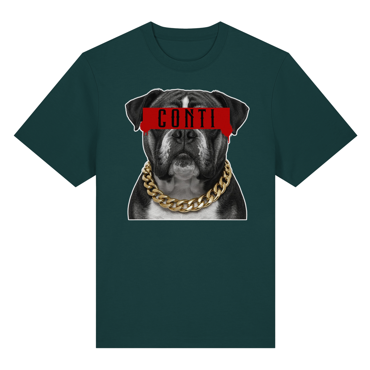 T-Shirt Censored Continental Bulldog