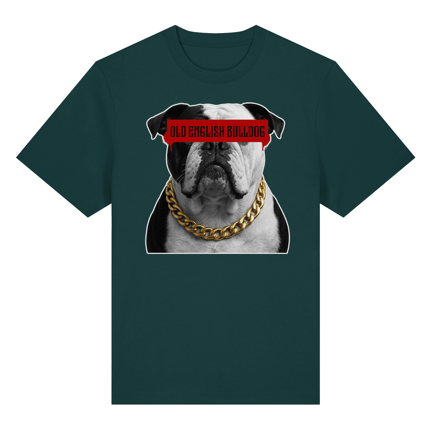 T-Shirt Censored Old English Bulldog