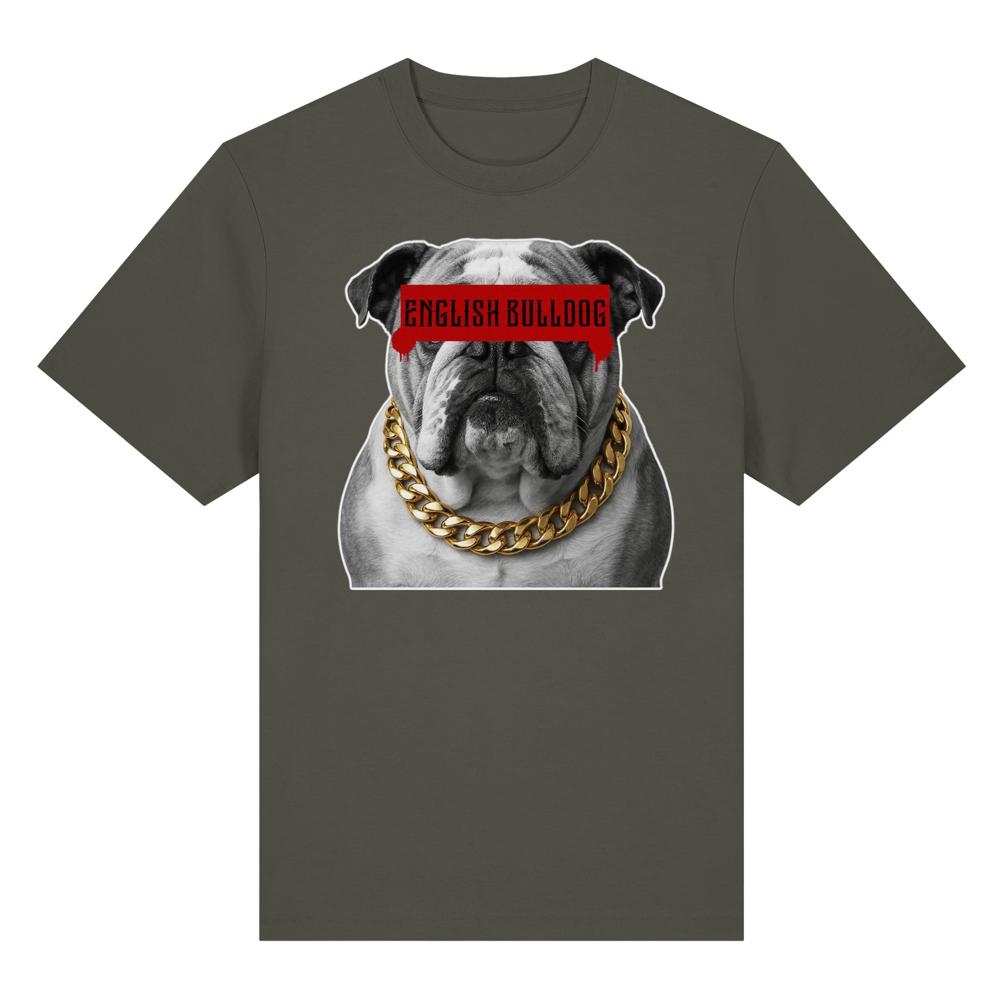 T-Shirt Censored English Bulldog