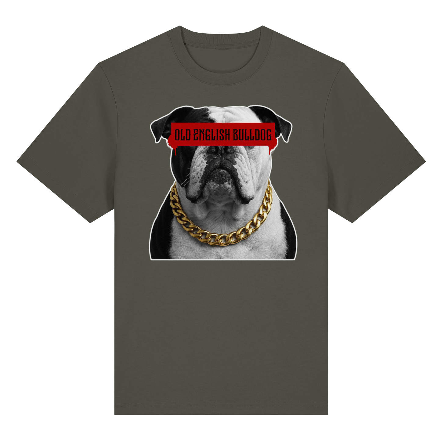 T-Shirt Censored Old English Bulldog