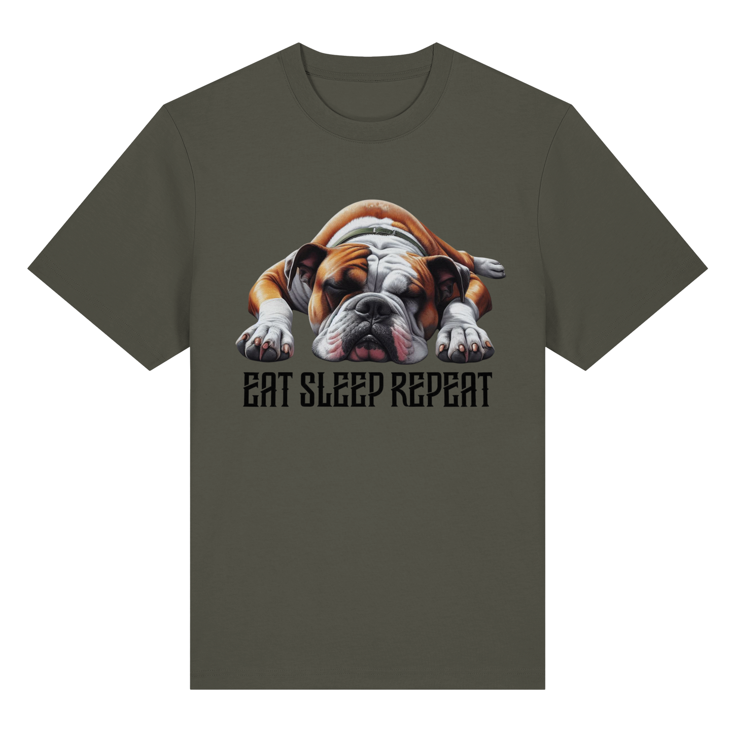 T-Shirt Eat Sleep Repeat Bulldog