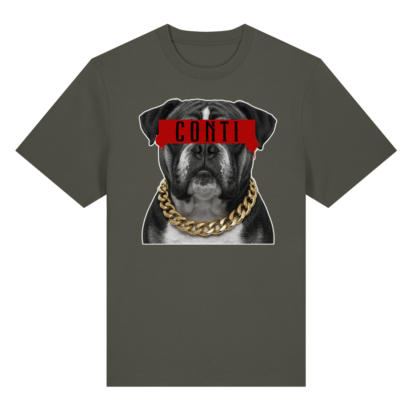 T-Shirt Censored Continental Bulldog