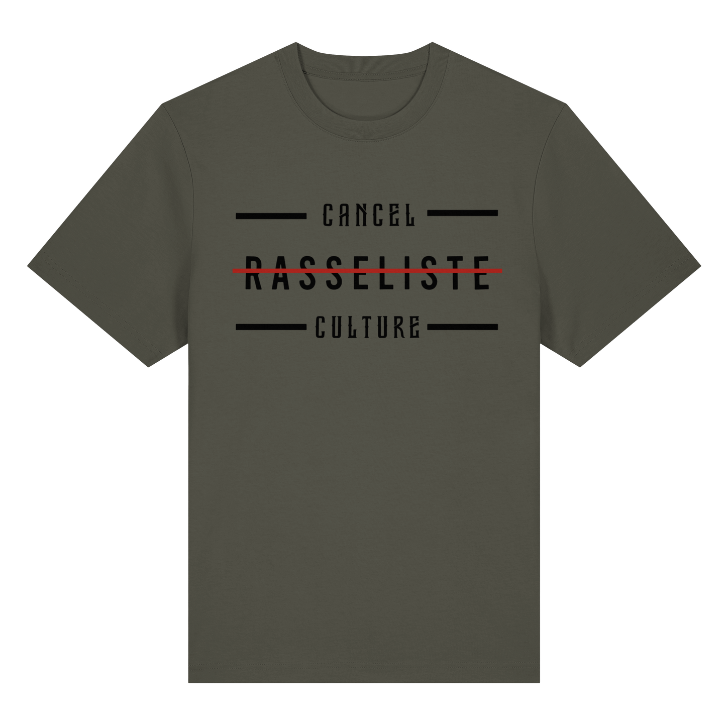 T-Shirt Cancel Culture Rasseliste