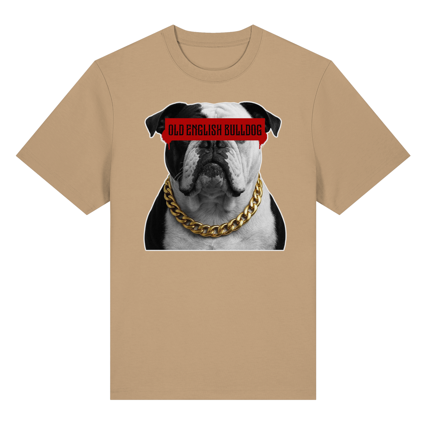 T-Shirt Censored Old English Bulldog