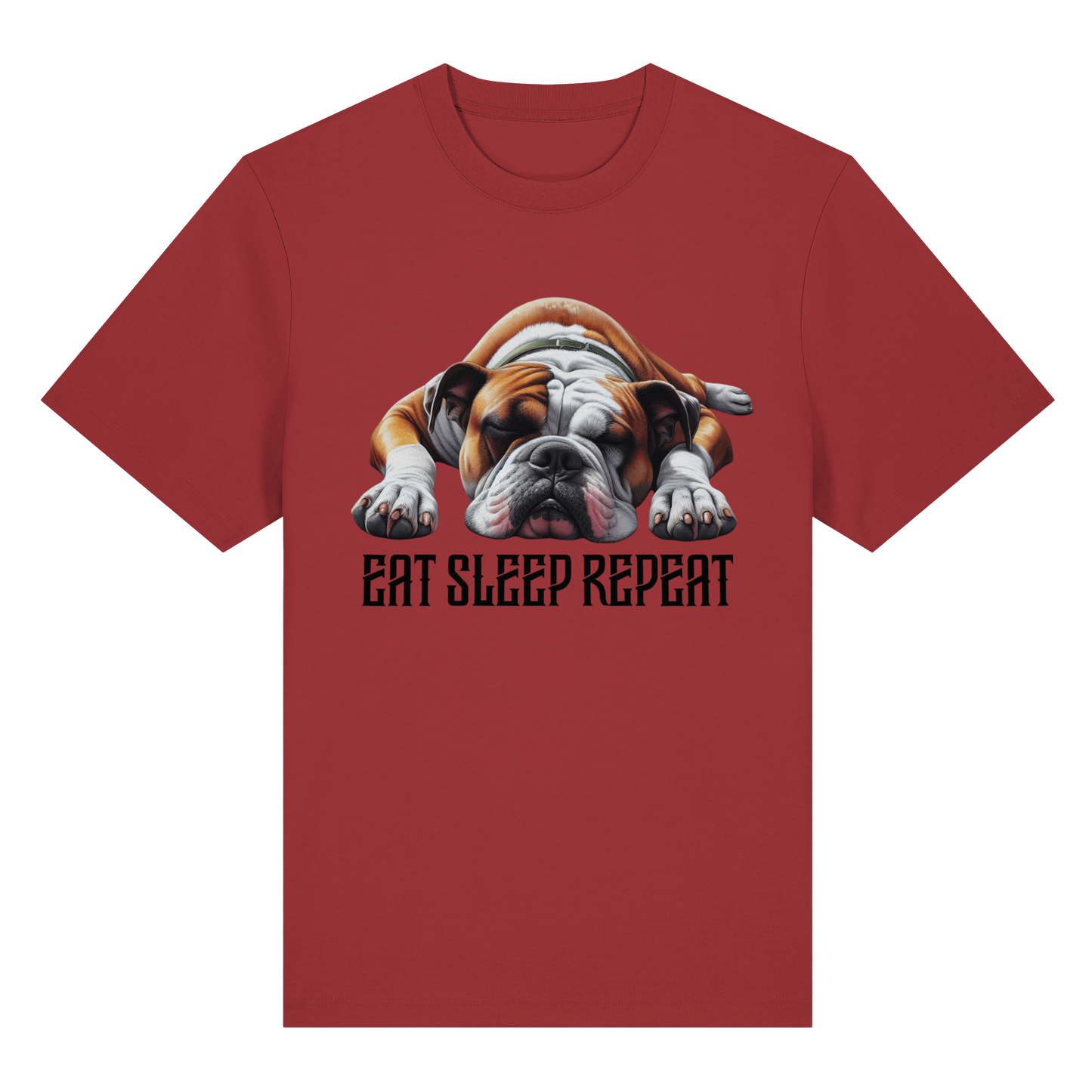 T-Shirt Eat Sleep Repeat Bulldog