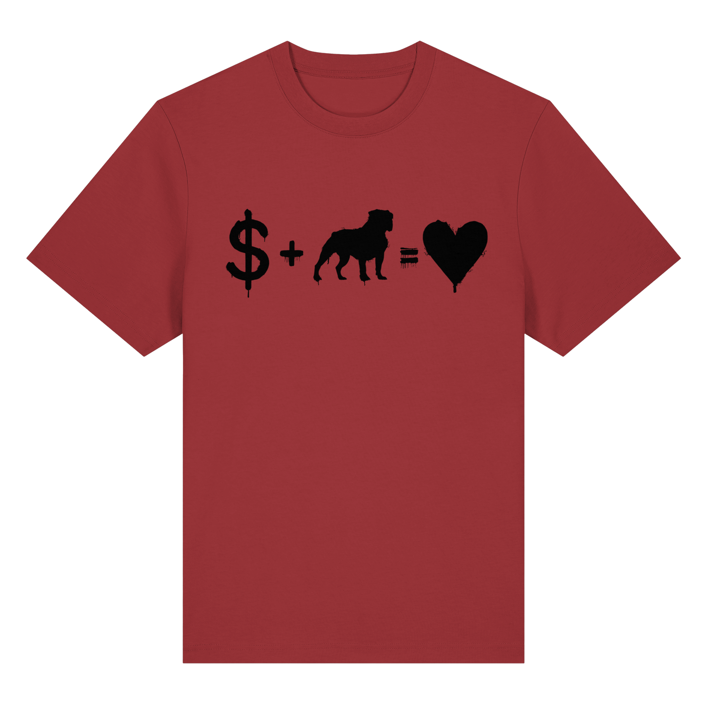 T-Shirt $ + Old English Bulldog = Love