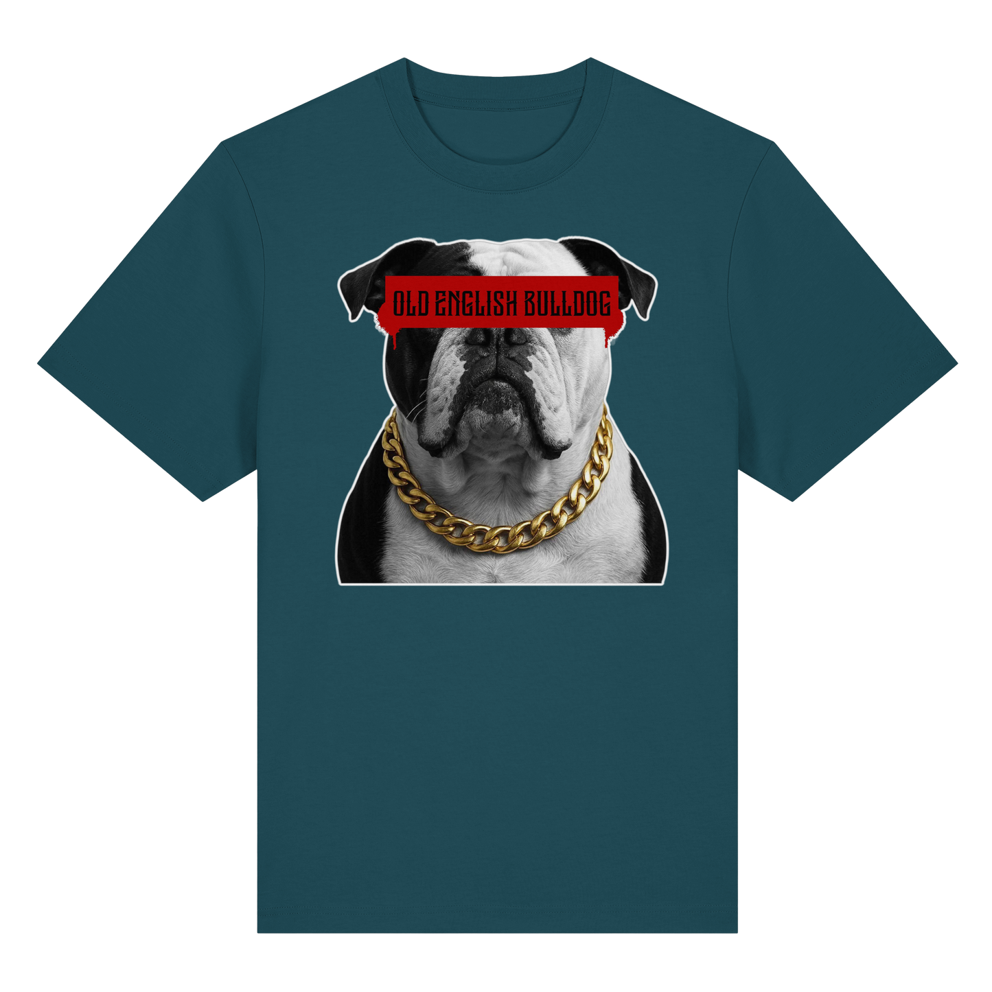 T-Shirt Censored Old English Bulldog