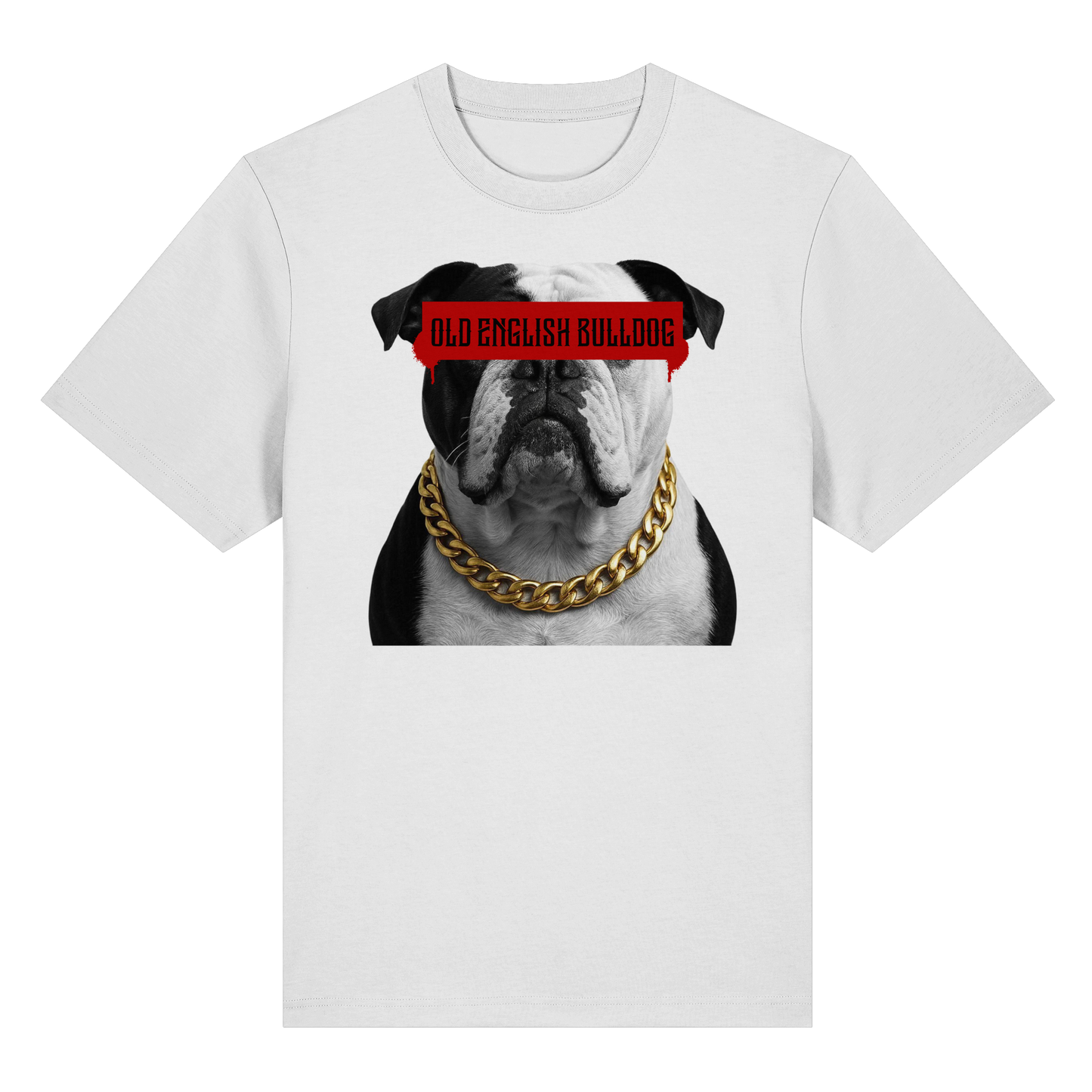 T-Shirt Censored Old English Bulldog