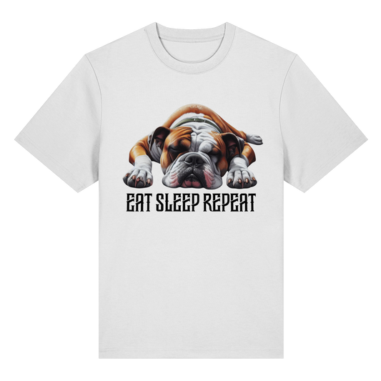 T-Shirt Eat Sleep Repeat Bulldog