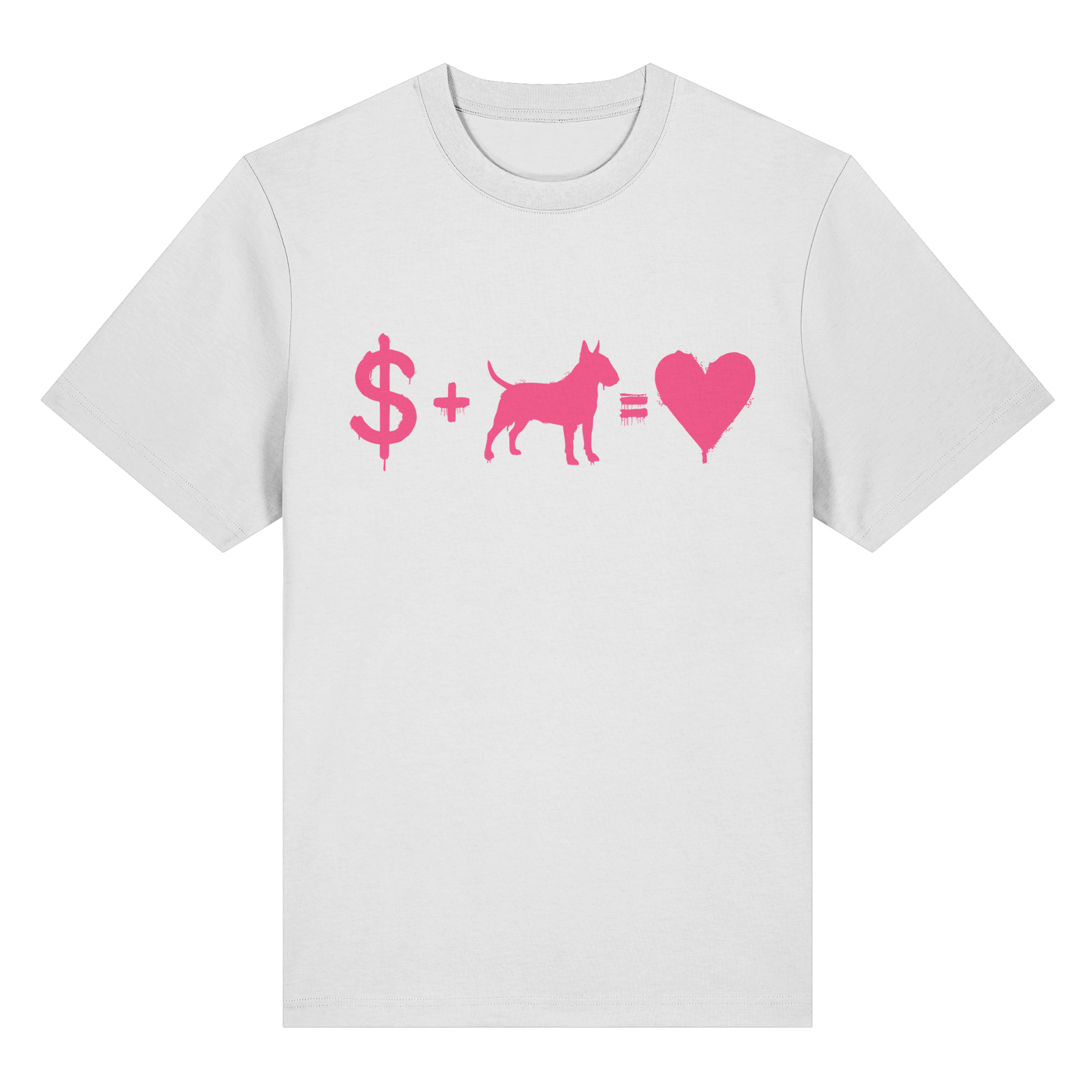 T-Shirt $ + Bullterrier = Love