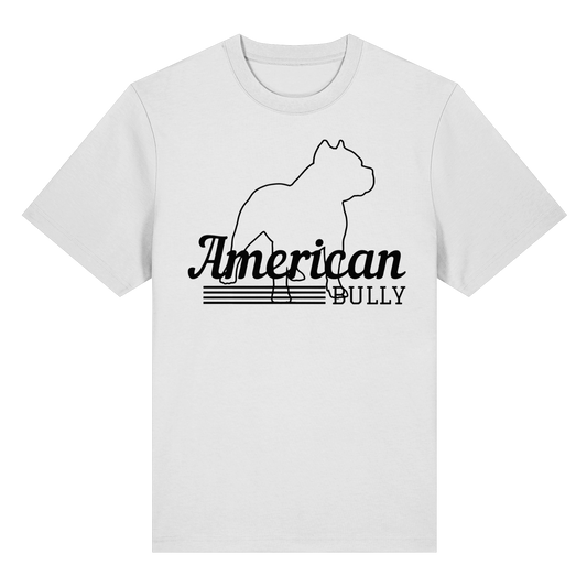 T-Shirt American Bully Silhouette  - Organic Heavy T-Shirt - BULLSPORT