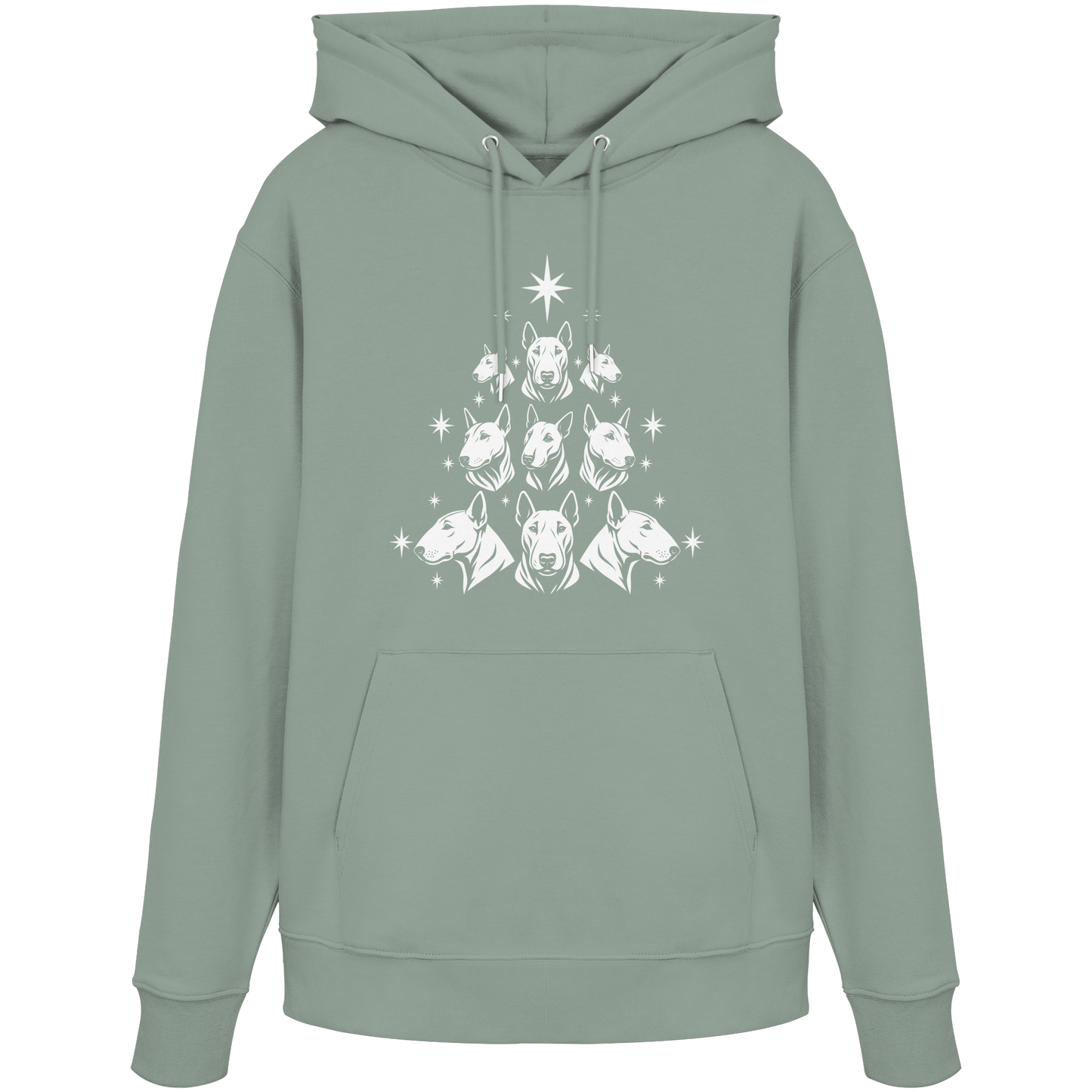 Hoodie Bullterrier Christbaum