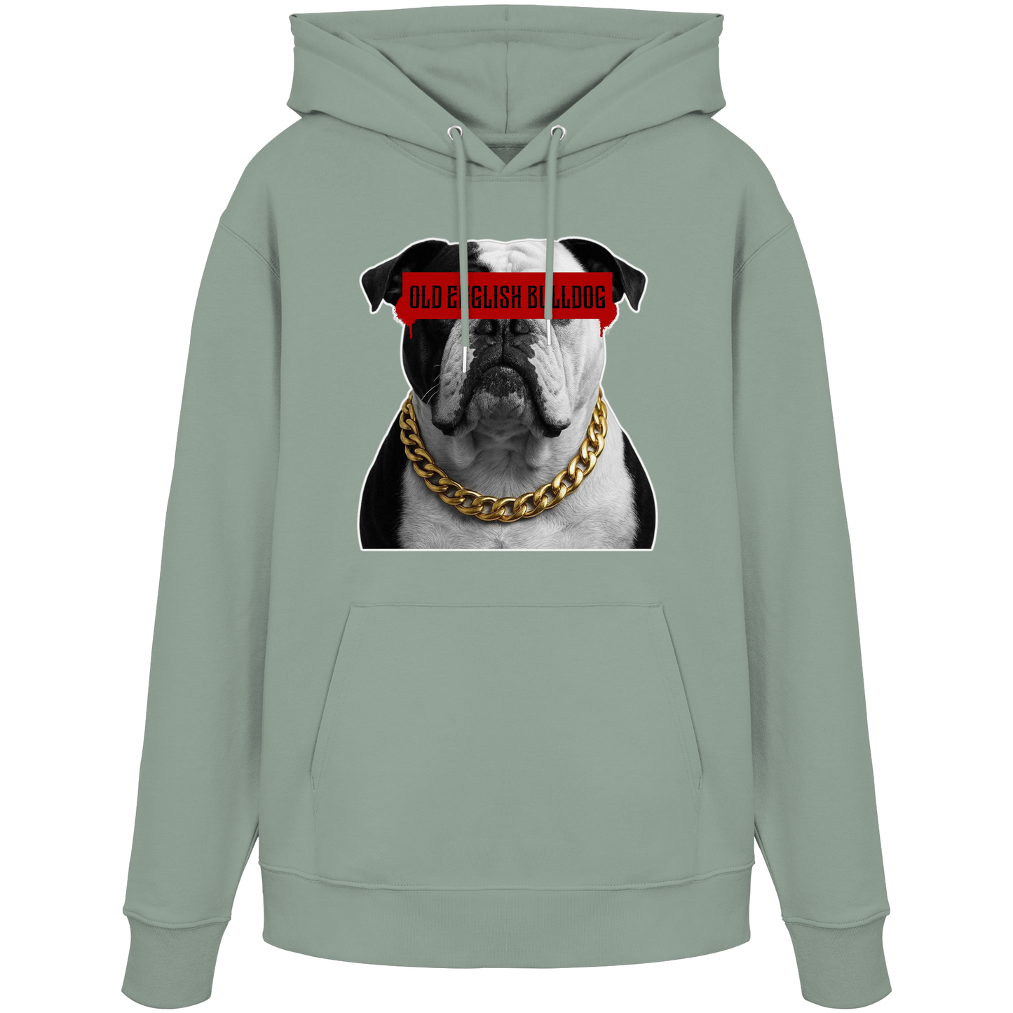 Hoodie Censored Old English Bulldog
