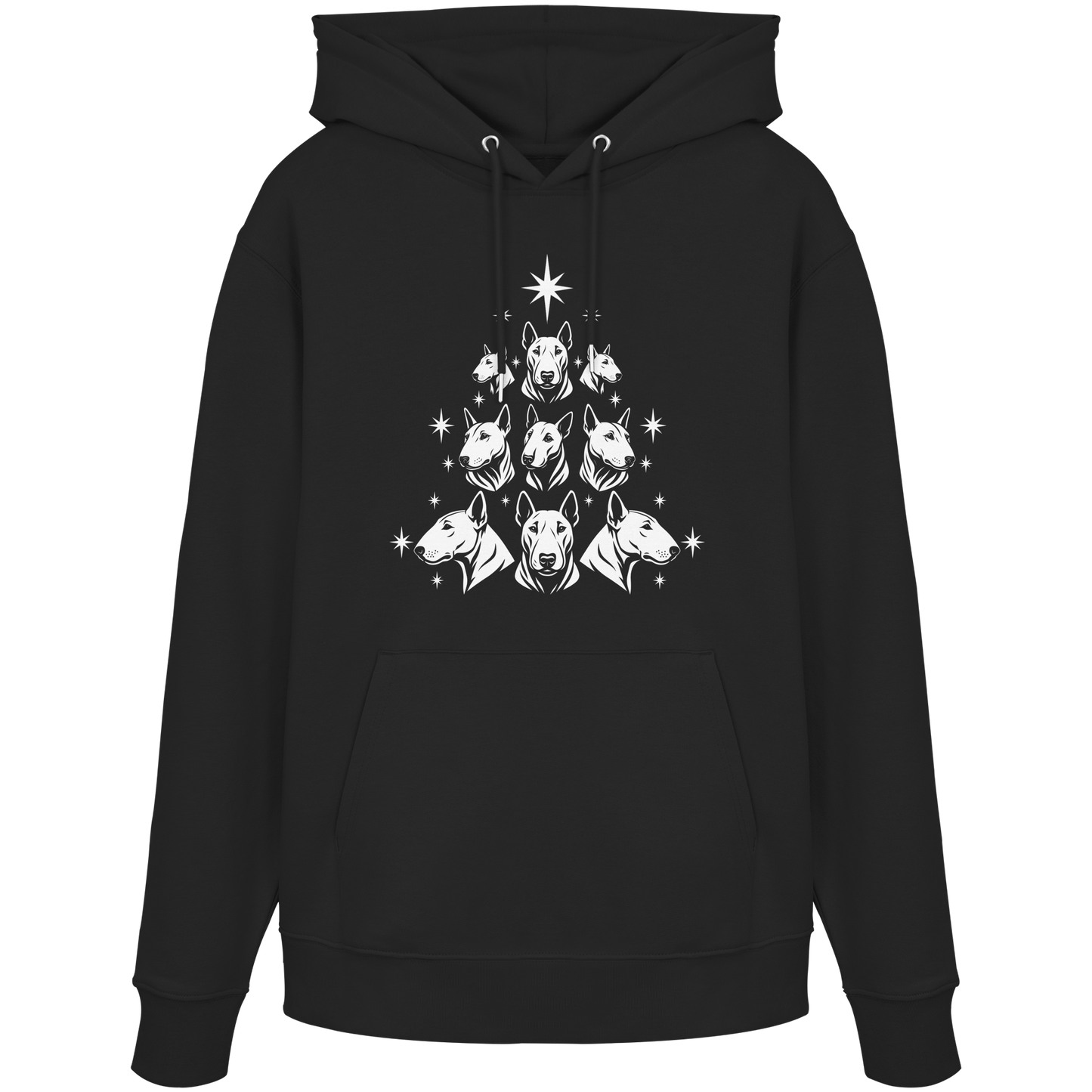 Hoodie Bullterrier Christbaum