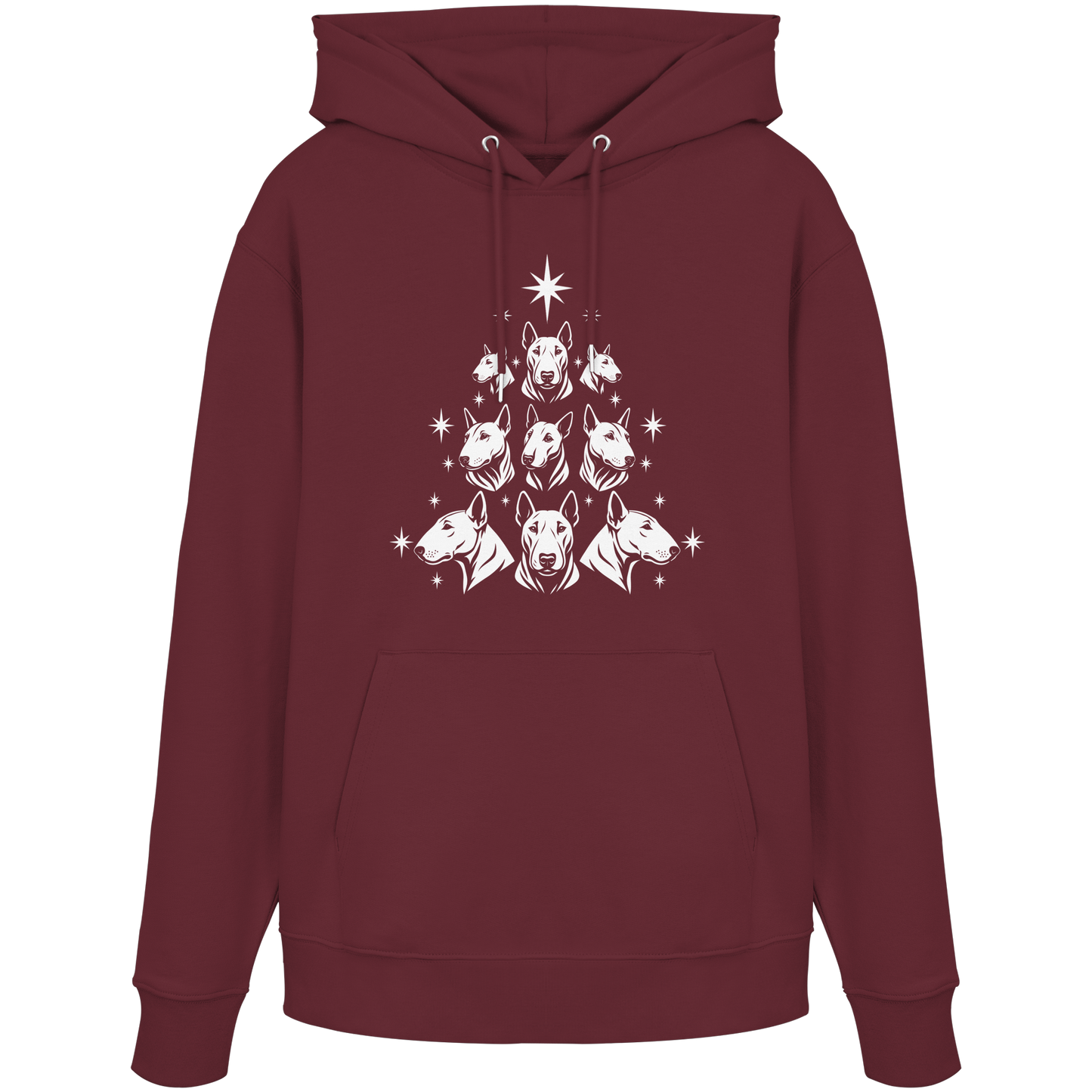 Hoodie Bullterrier Christbaum