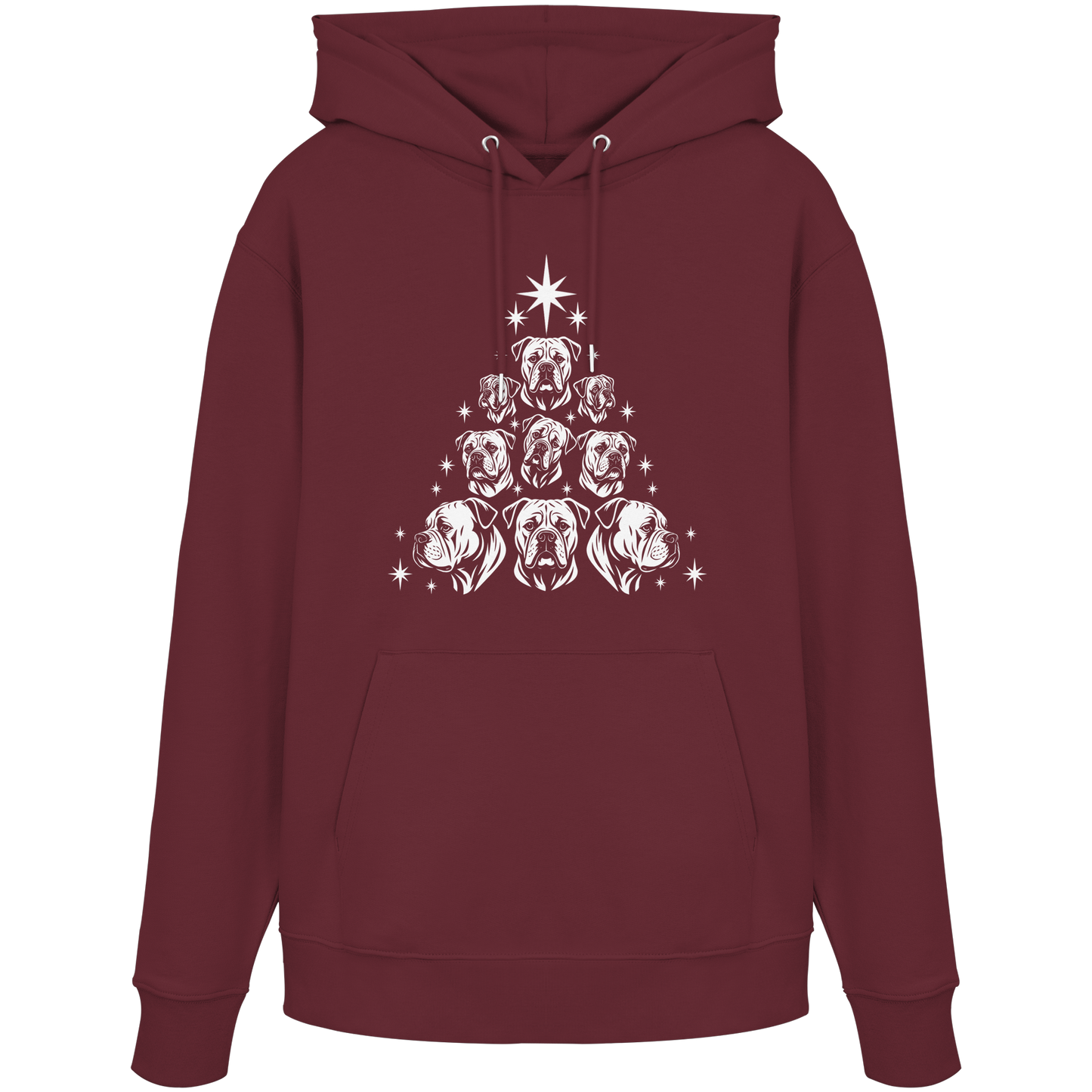 Hoodie Bulldog Christbaum