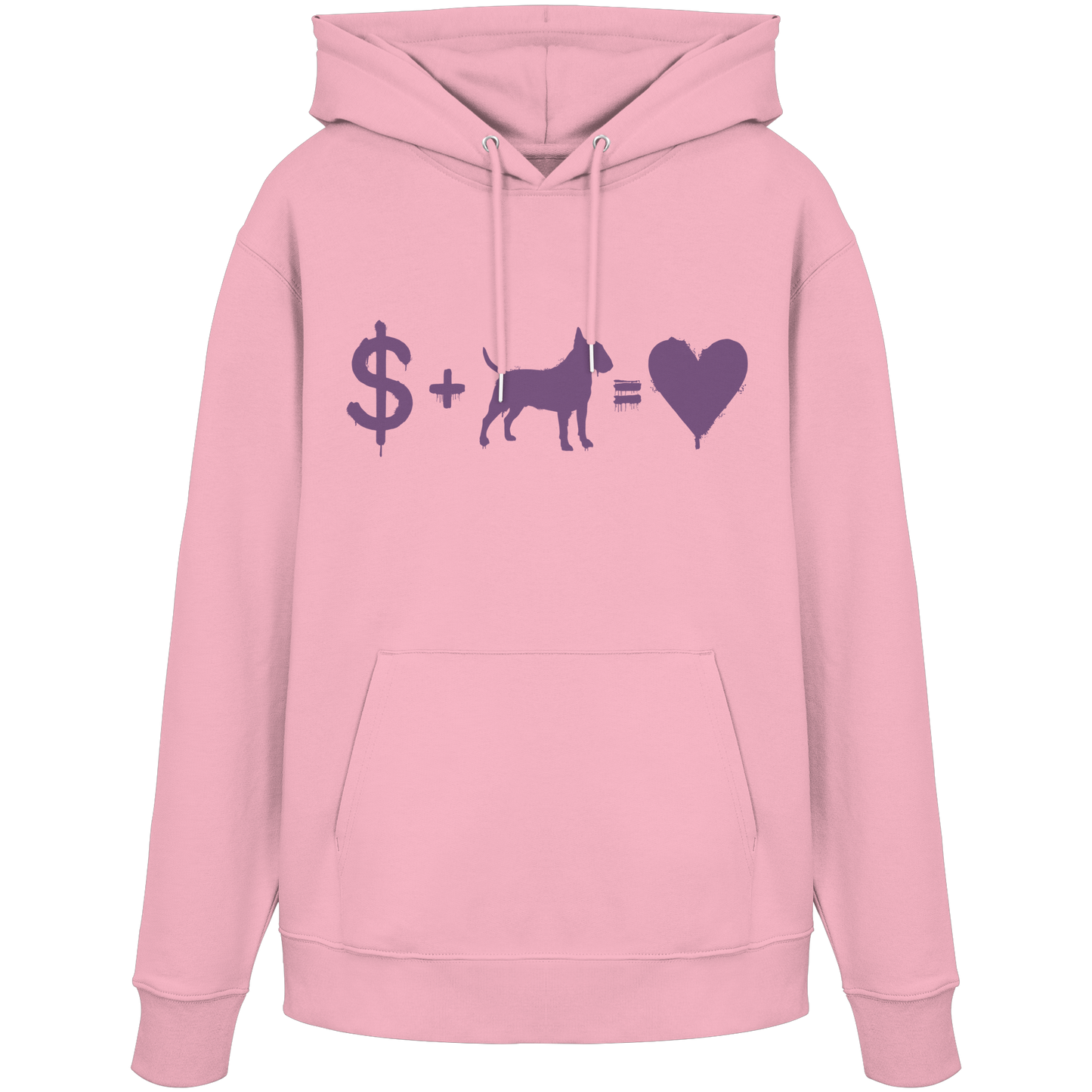 Hoodie $ + Bullterrier = Love