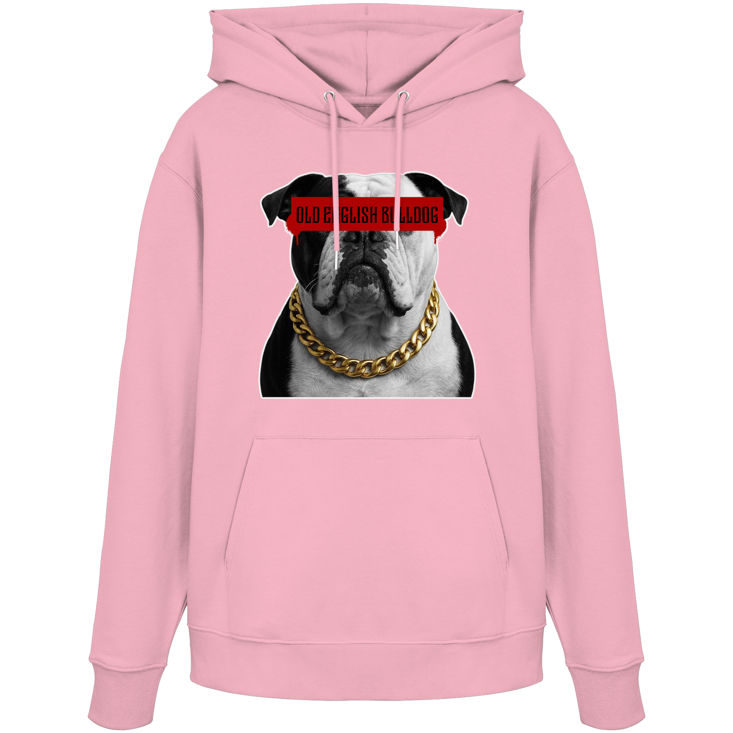 Hoodie Censored Old English Bulldog