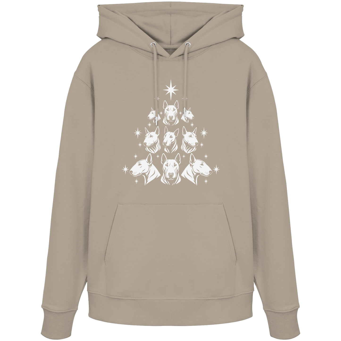 Hoodie Bullterrier Christbaum
