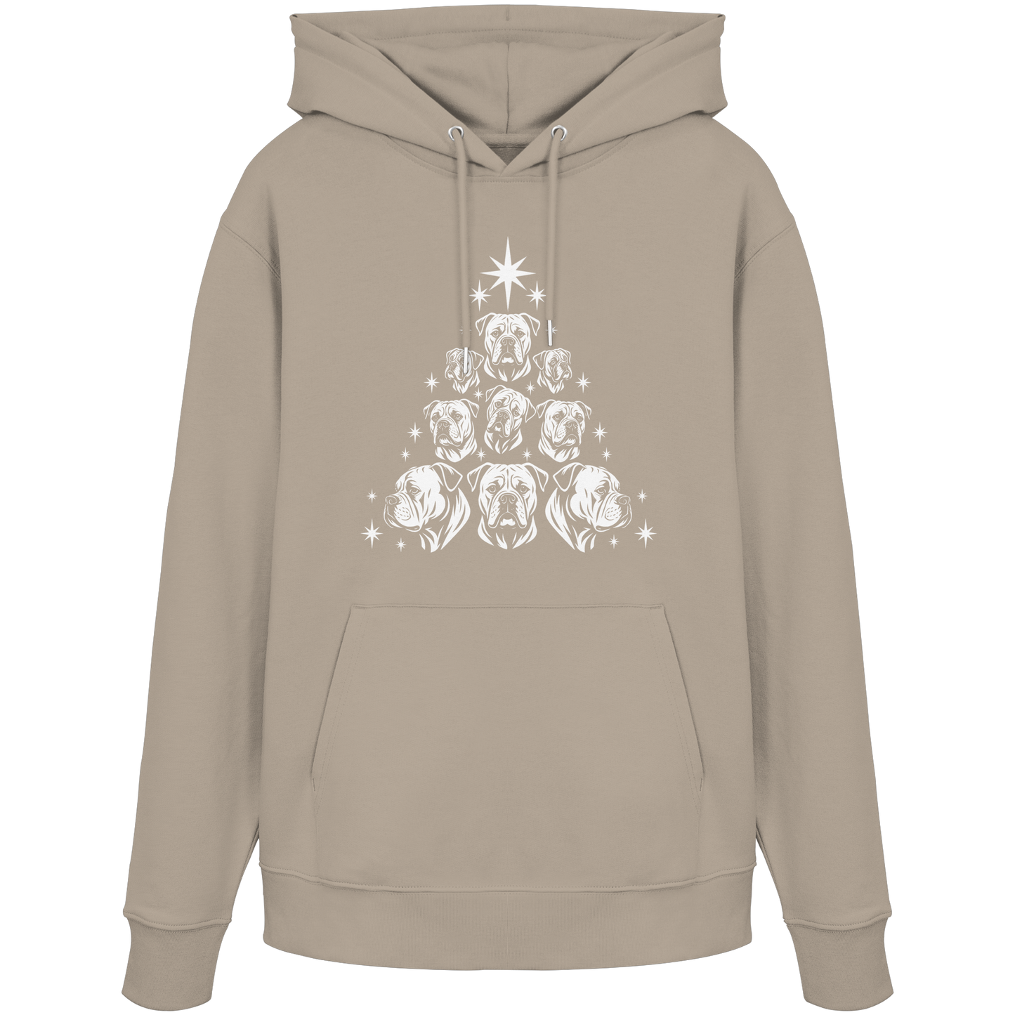 Hoodie Bulldog Christbaum