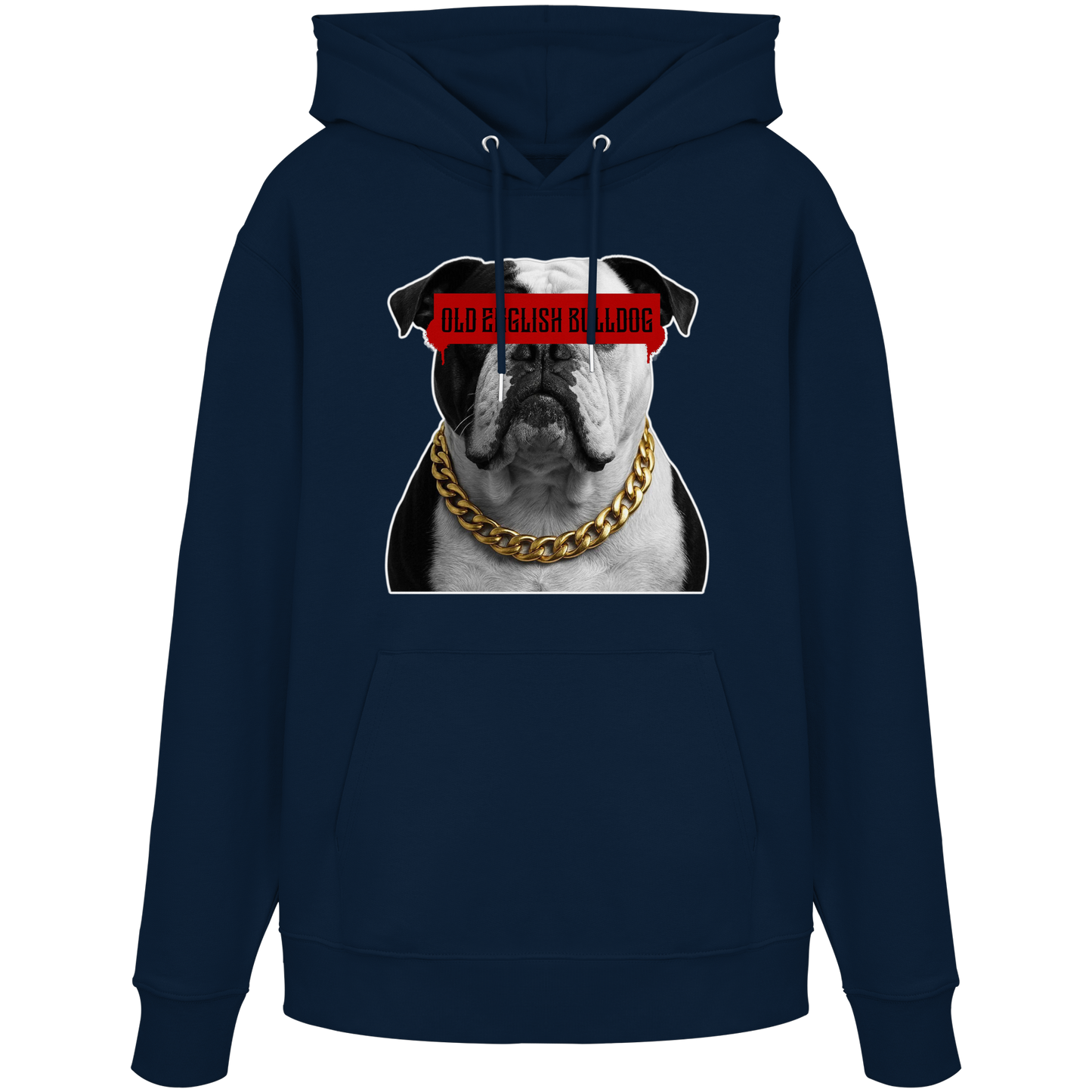 Hoodie Censored Old English Bulldog