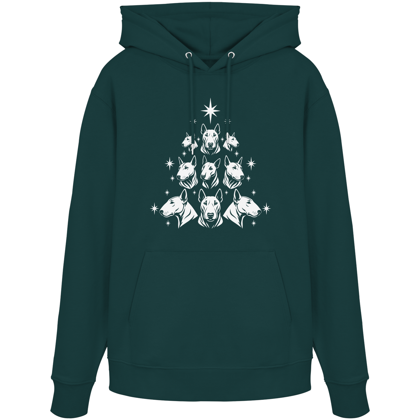 Hoodie Bullterrier Christbaum