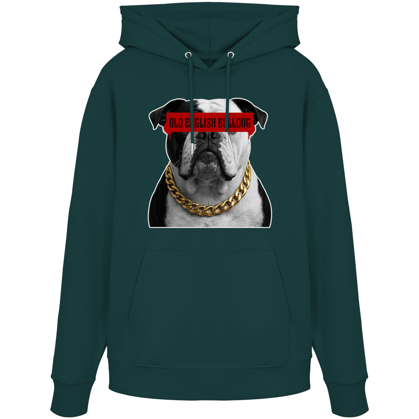 Hoodie Censored Old English Bulldog