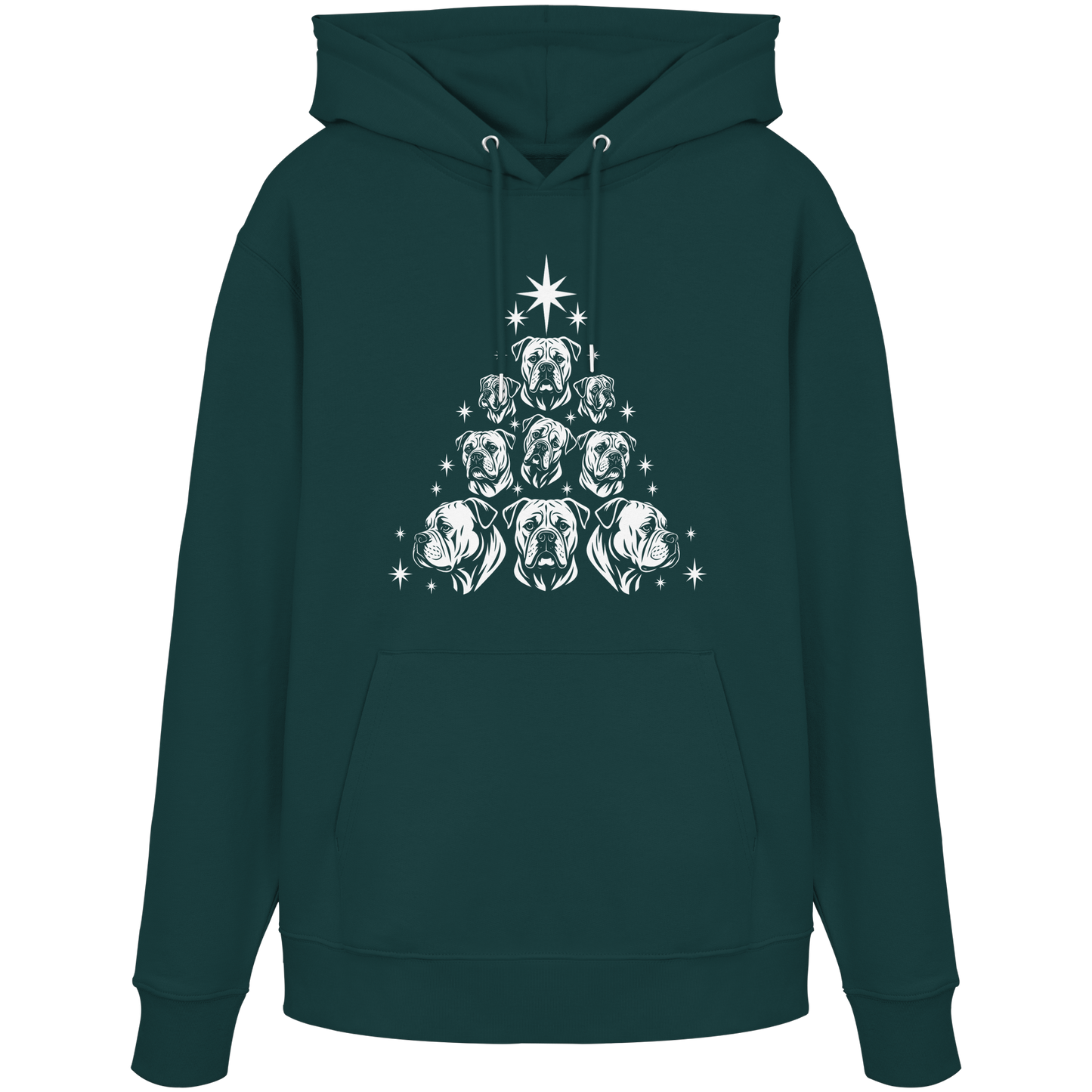 Hoodie Bulldog Christbaum