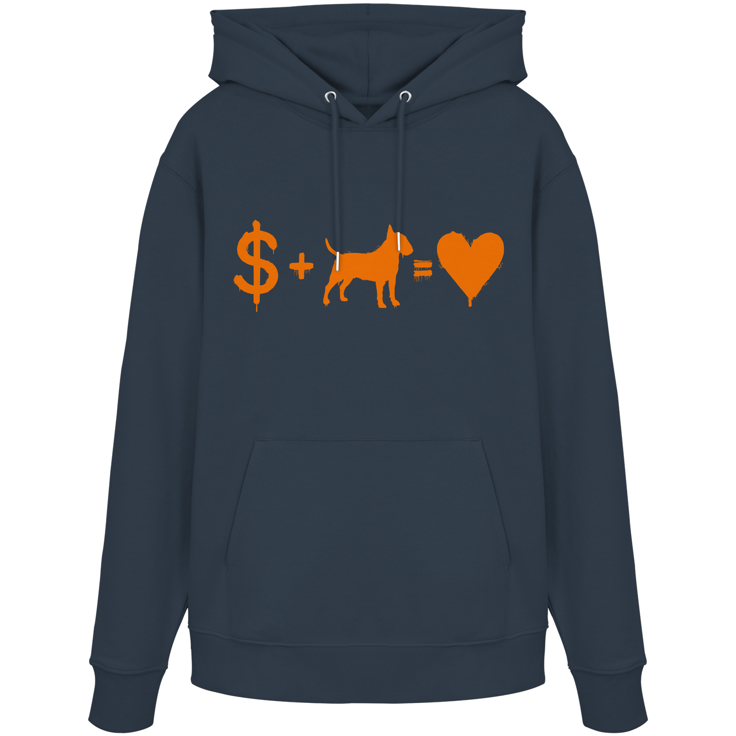 Hoodie $ + Bullterrier = Love