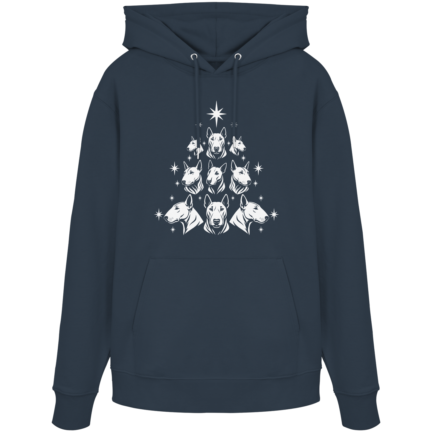 Hoodie Bullterrier Christbaum