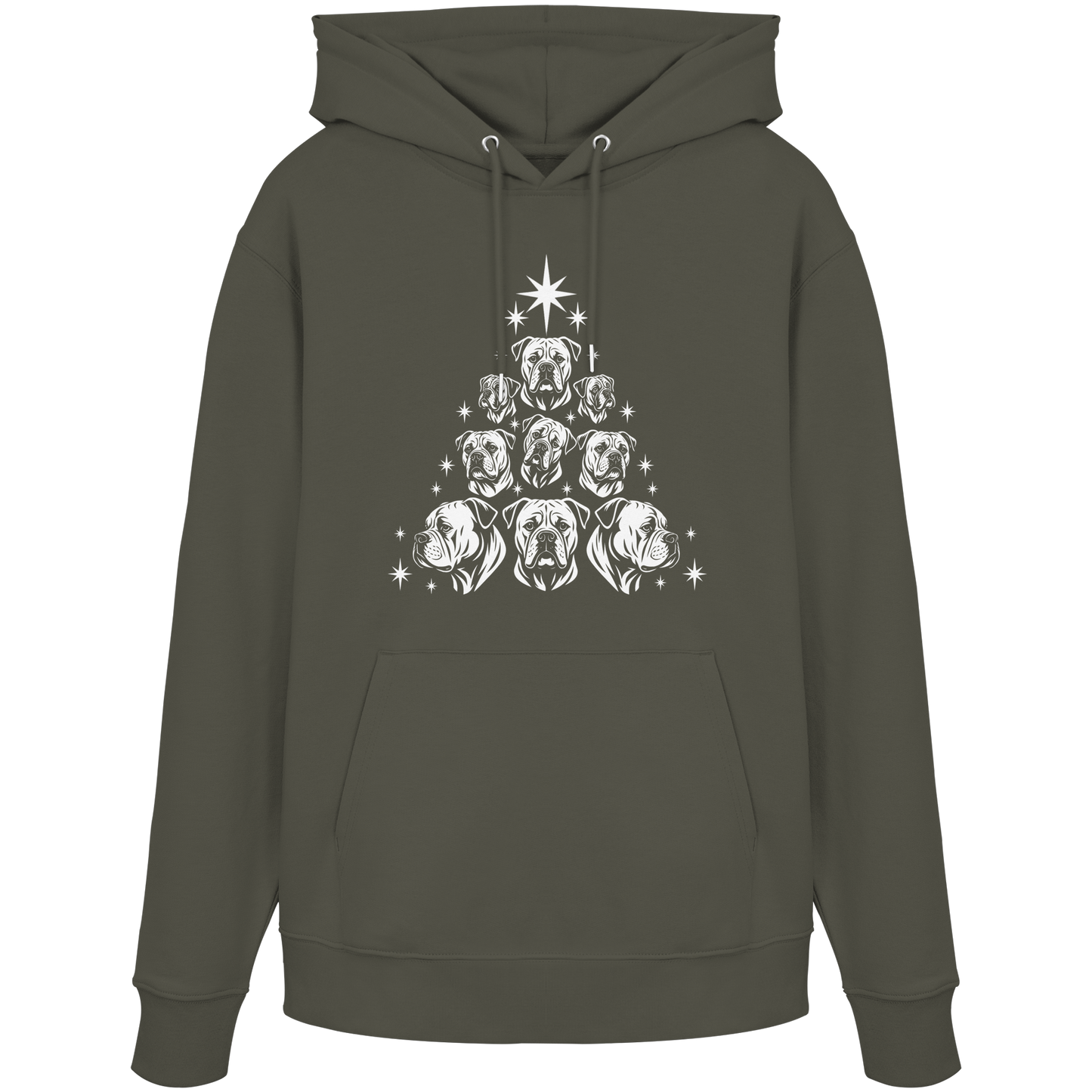 Hoodie Bulldog Christbaum