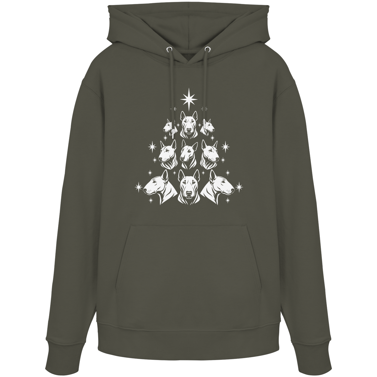 Hoodie Bullterrier Christbaum