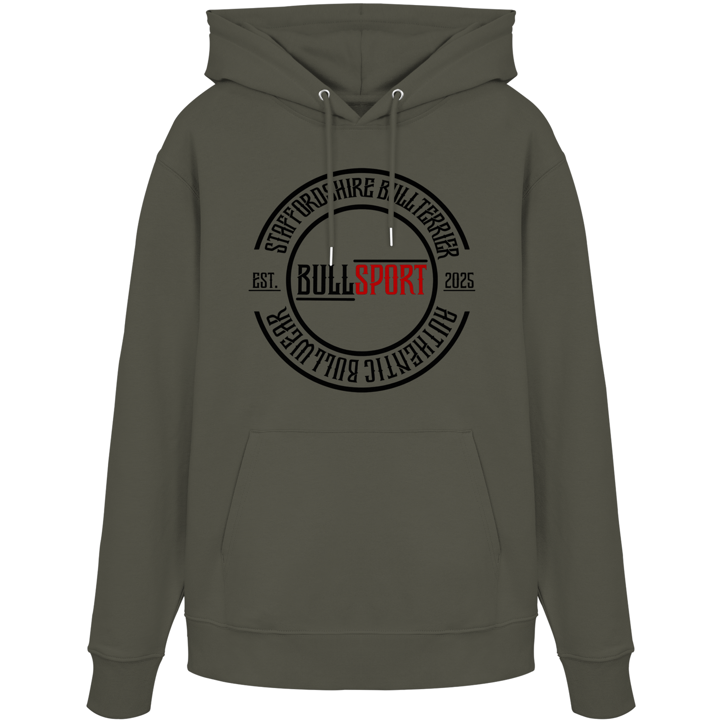 Hoodie Staffordshire Bullterrier Circle EST.2025
