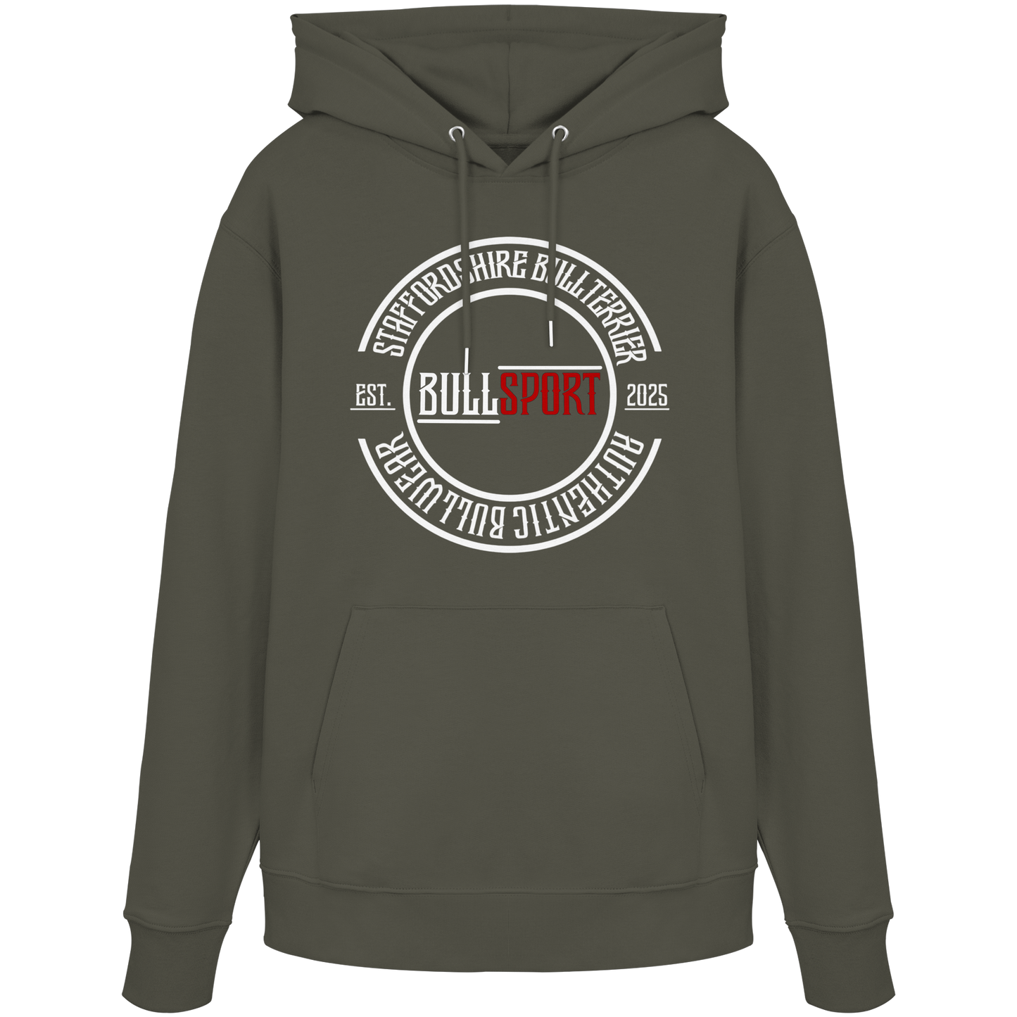 Hoodie Circle EST.2025 Staffordshire Bullterrier - BULLSPORT