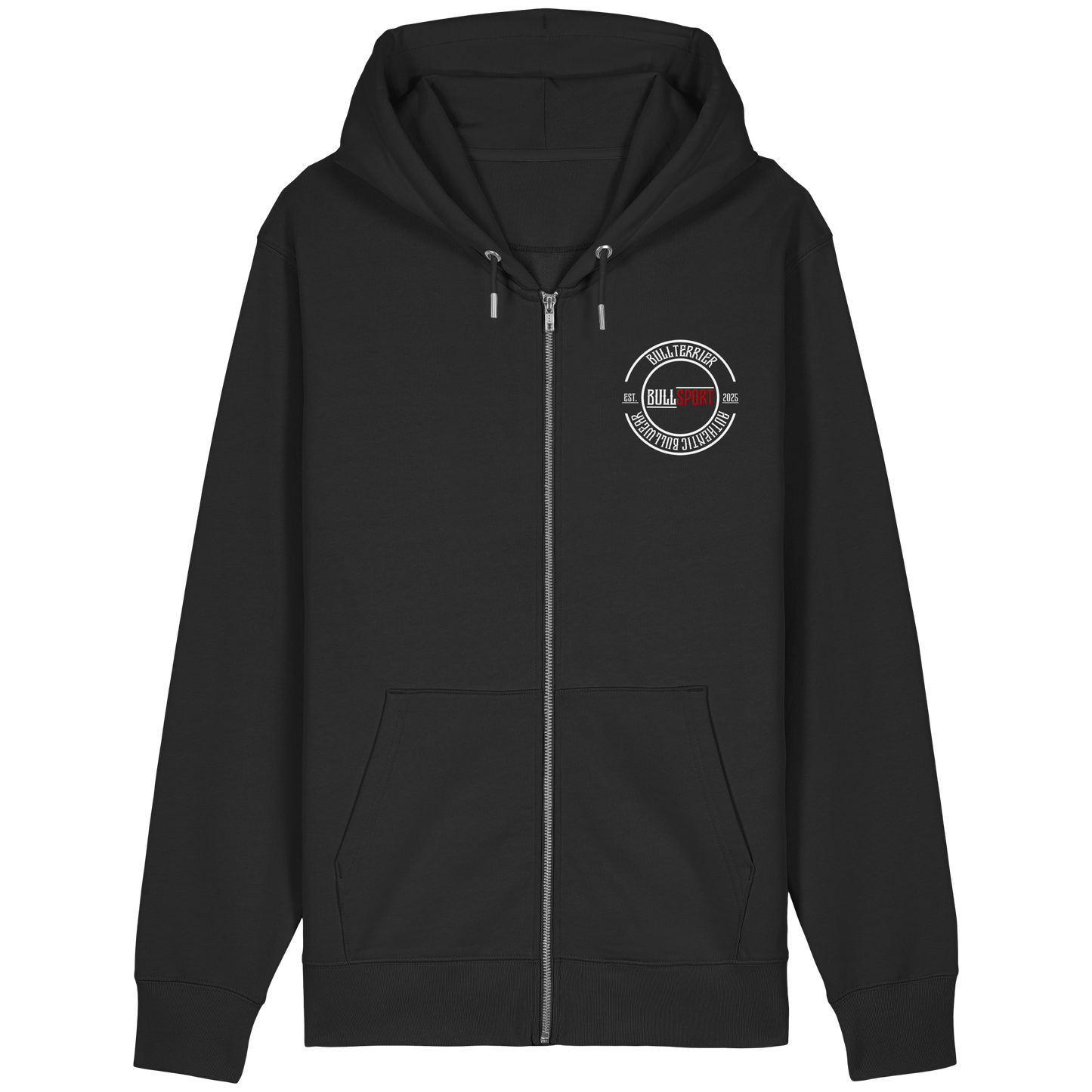 Zip Hoodie Circle EST.2025 Bullterrier